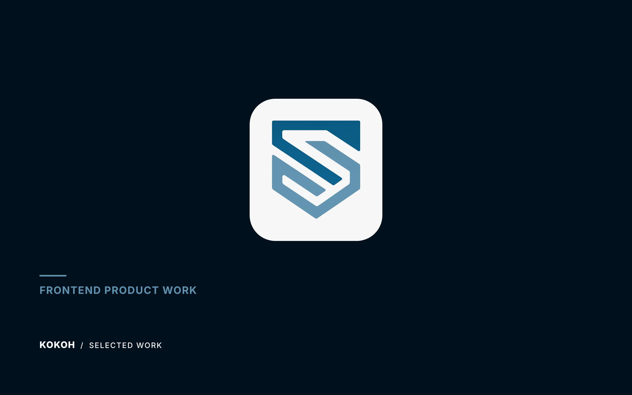 The ShareStock logo on its dark navy brand colour, with the KOKOH label